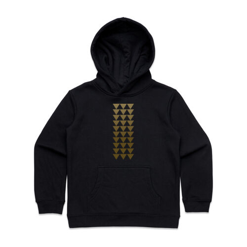 Niho Taniwha (Gold) - AS Colour Kids Supply Hoodie Thumbnail