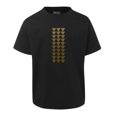 Niho Taniwha (Gold) - JB's Kids Tee Thumbnail