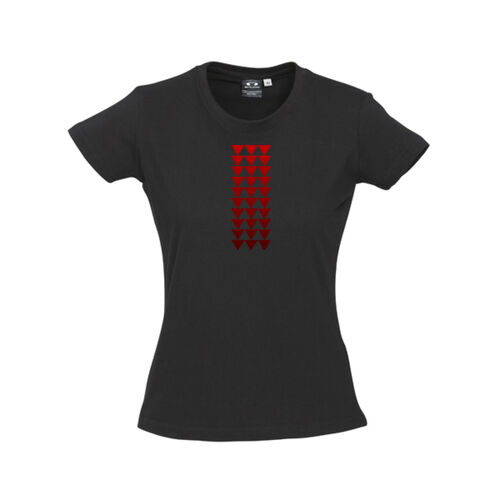 Niho Taniwha (red) - Biz Collection Ladies Ice Tee Thumbnail