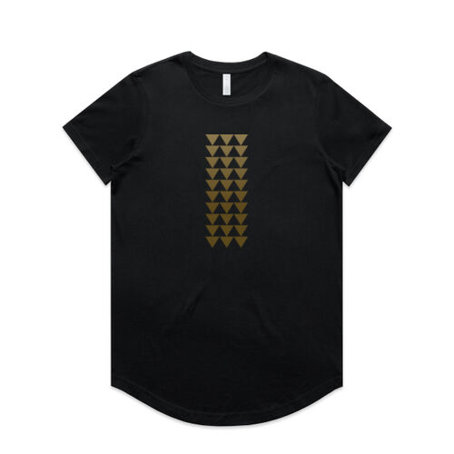 Niho Taniwha (Gold) - AS Colour Womens Maple Curve Tee Thumbnail