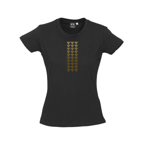 Niho Taniwha (Gold) - Biz Collection Ladies Ice Tee Thumbnail