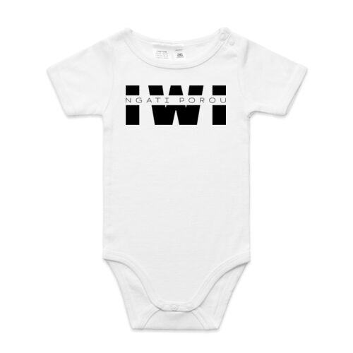 NGATI POROU IWI - AS Colour Organic Infant Mini-Me One-Piece Thumbnail