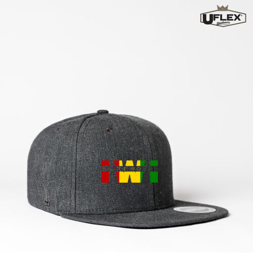 NGATI POROU IWI RASTA - U Flex Snap Back Flat Peak Cap Thumbnail