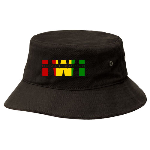 NGATI POROU IWI RASTA - Bucket Hat LL Thumbnail