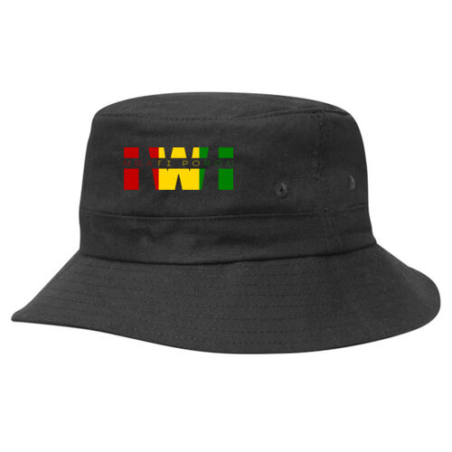 NGATI POROU IWI RASTA - Kids Twill Bucket Hat w/Toggle Thumbnail