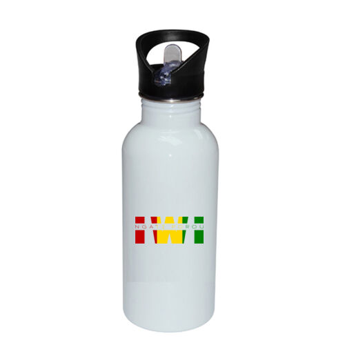 NGATI POROU IWI RASTA - Stainless Bottle with Straw Top Thumbnail