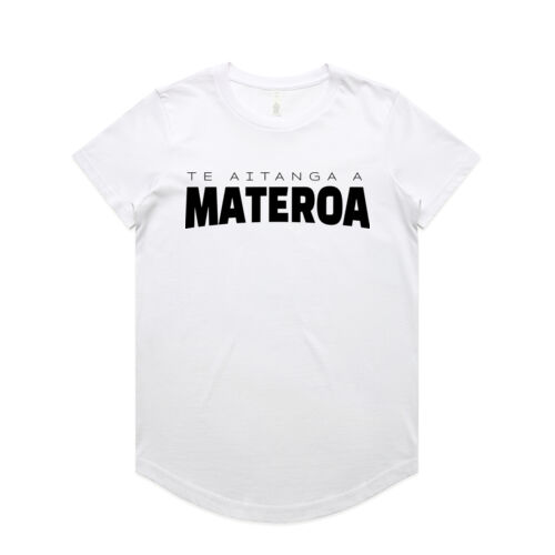 TE AITANGA-A-MATEROA - AS Colour Womens Maple Curve Tee Thumbnail