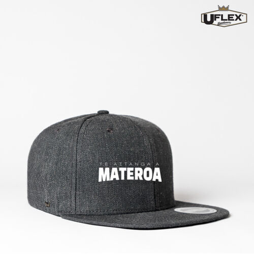 TE AITANGA-A-MATEROA - U Flex Snap Back Flat Peak Cap Thumbnail