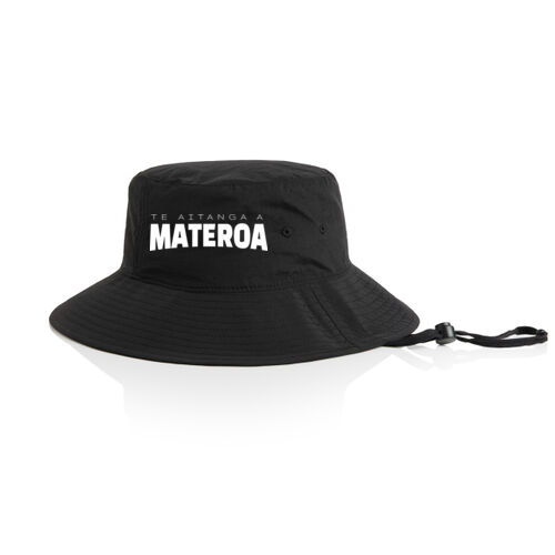 TE AITANGA-A-MATEROA - AS Colour Nylon Wide Brim Bucket Hat Thumbnail