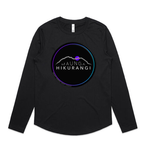 MAUNGA HIKURANGI - AS Colour Womens Maple Curve Longsleeve Tee Thumbnail