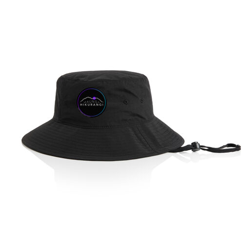 MAUNGA HIKURANGI - AS Colour Nylon Wide Brim Bucket Hat Thumbnail