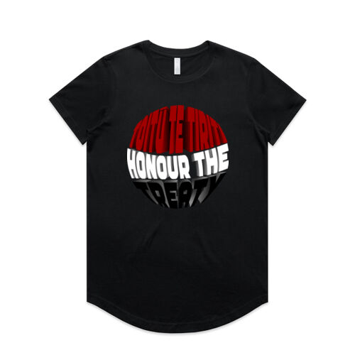 TOITŪ TE TIRITI - AS Colour Womens Maple Curve Tee Thumbnail