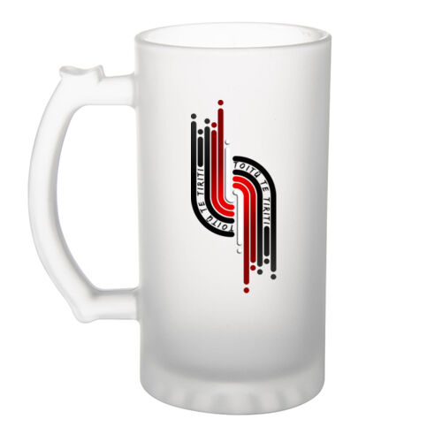 TOITŪ TE TIRITI - Frosted Glass Beer Mug Thumbnail