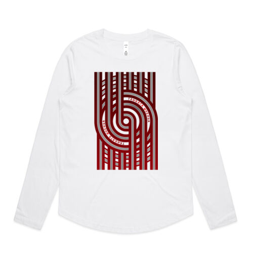 TANGATA WHENUA - AS Colour Womens Maple Curve Longsleeve Tee Thumbnail