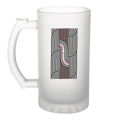 Mana Motuhake - Frosted Glass Beer Mug Thumbnail