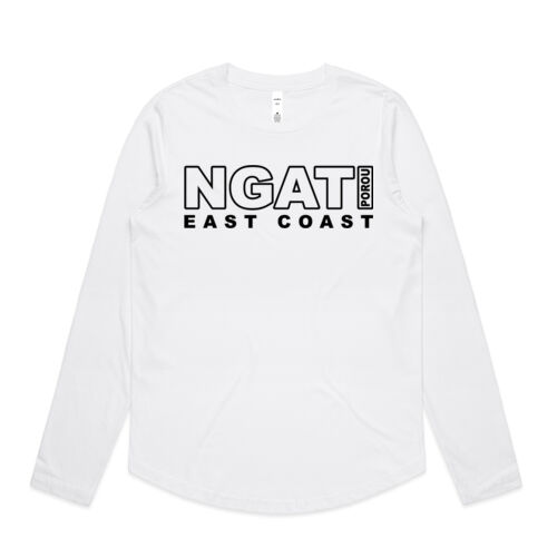 NGATI POROU - AS Colour Womens Maple Curve Longsleeve Tee Thumbnail