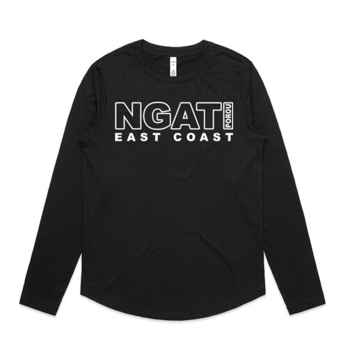 NGATI POROU - AS Colour Womens Maple Curve Longsleeve Tee Thumbnail