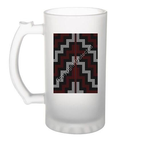 POUTAMA - Frosted Glass Beer Mug Thumbnail