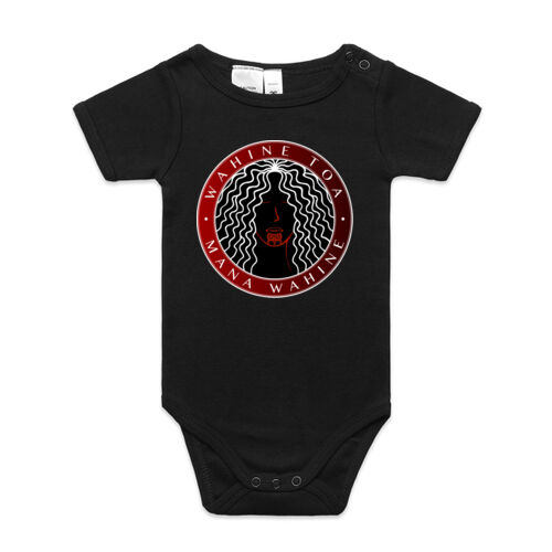 WAHINE TOA - MANA WAHINE - AS Colour Organic Infant Mini-Me One-Piece Thumbnail