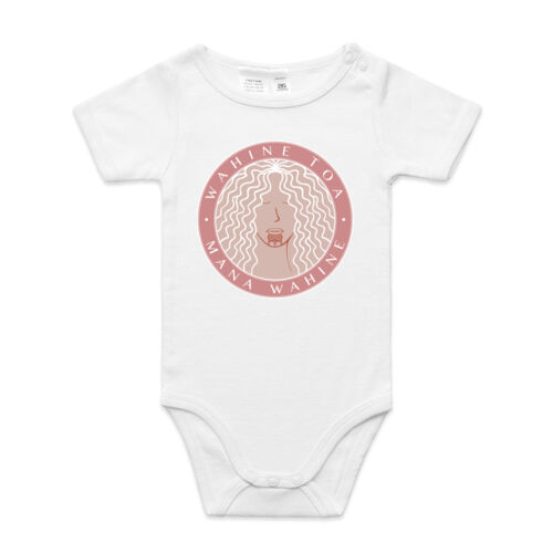WAHINE TOA - MANA WAHINE - AS Colour Organic Infant Mini-Me One-Piece Thumbnail