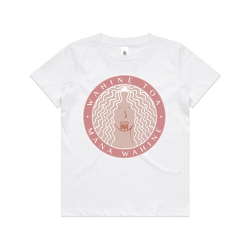 WAHINE TOA - MANA WAHINE - AS Colour Kids Youth T shirt Thumbnail