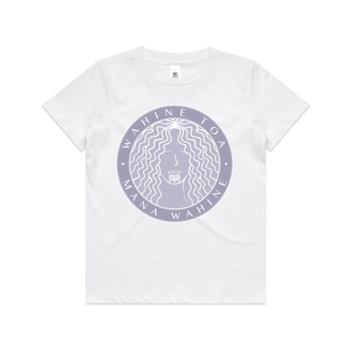 WAHINE TOA - MANA WAHINE - AS Colour Kids Youth T shirt Thumbnail