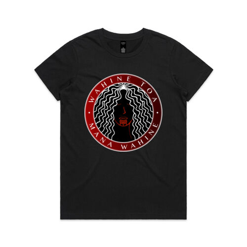 WAHINE TOA - MANA WAHINE - AS Colour Womens Maple Tee Thumbnail