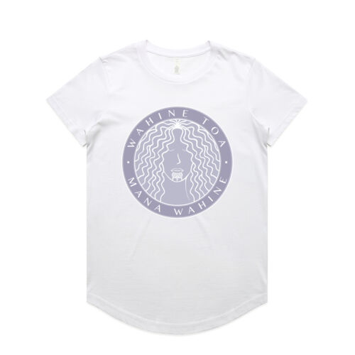 WAHINE TOA - MANA WAHINE - AS Colour Womens Maple Curve Tee Thumbnail