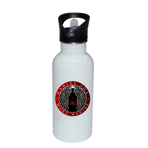 WAHINE TOA - MANA WAHINE - Stainless Bottle with Straw Top Thumbnail