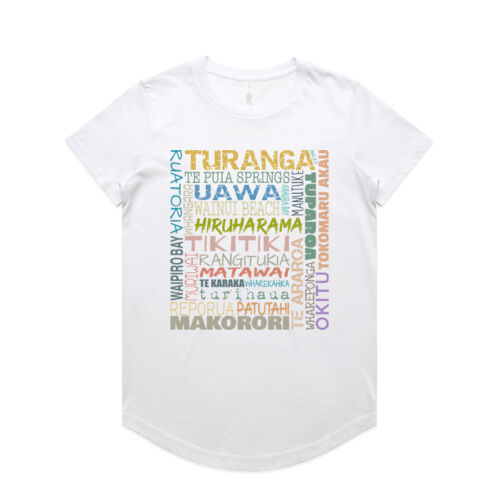 Reppin Gizzy E.C Town Names - AS Colour Womens Maple Curve Tee Thumbnail