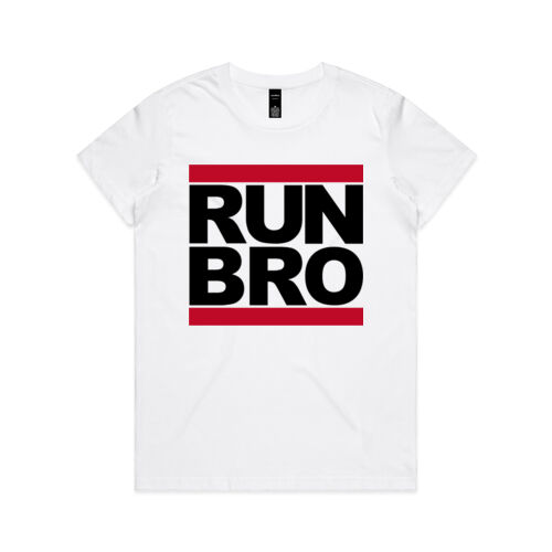 RUN BRO - AS Colour Womens Maple Tee Thumbnail