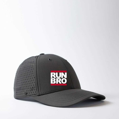 RUN BRO - U Flex Adults High Tech Curved Peak Snapback Cap Thumbnail