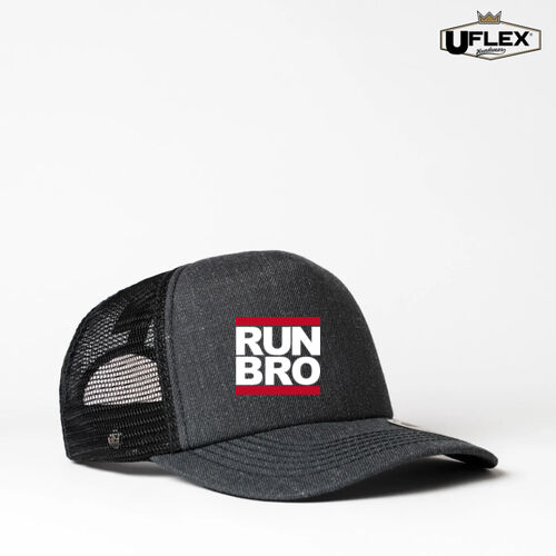 RUN BRO - UFlex Snap Back Trucker Cap Thumbnail