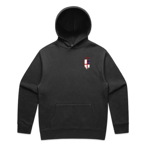 HE WHAKAPUTANGA FLAG - AS Colour Mens Relax Faded Hood Thumbnail