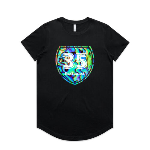 EASTCOAST 35 PAUA - AS Colour Womens Maple Curve Tee Thumbnail