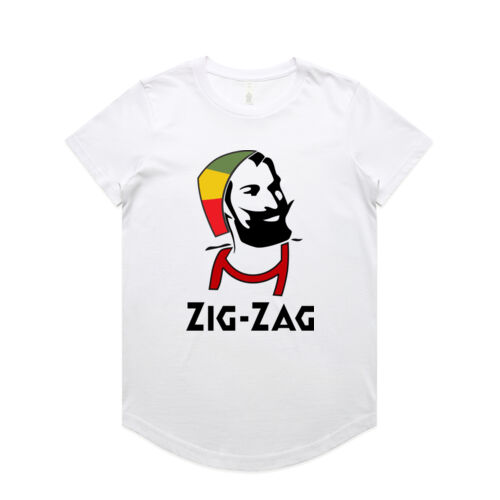 ZIG ZAG RASTA MAN - AS Colour Womens Maple Curve Tee Thumbnail