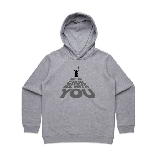 MAY THE CHUR BE WITH YOU - AS Colour Kids Supply Hoodie Thumbnail