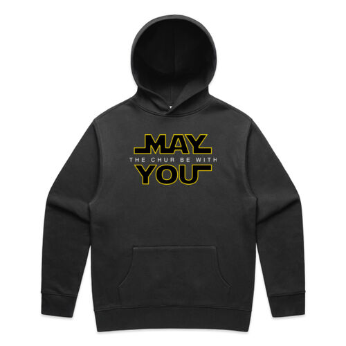 MAY THE CHUR BE WITH YOU 2.0 - AS Colour Mens Relax Faded Hood Thumbnail
