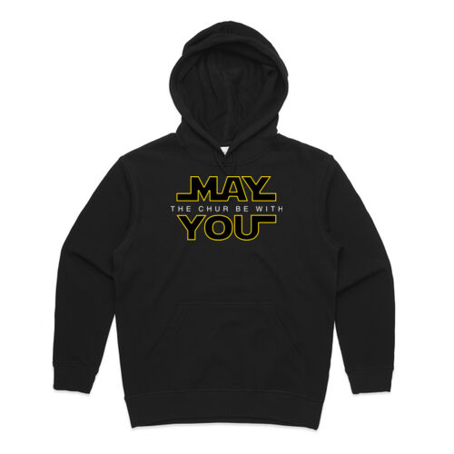 MAY THE CHUR BE WITH YOU - AS Colour Womens Premium Hood Thumbnail