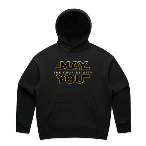 MAY THE CHUR BE WITH YOU - AS Colour Womens Relax Hood Thumbnail