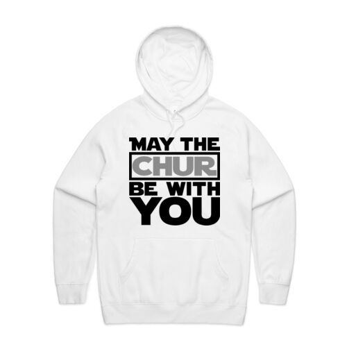MAY THE CHUR BE WITH YOU - AS Colour Mens Supply Hood Thumbnail