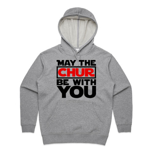 MAY THE CHUR BE WITH YOU - AS Colour Womens Premium Hood Thumbnail