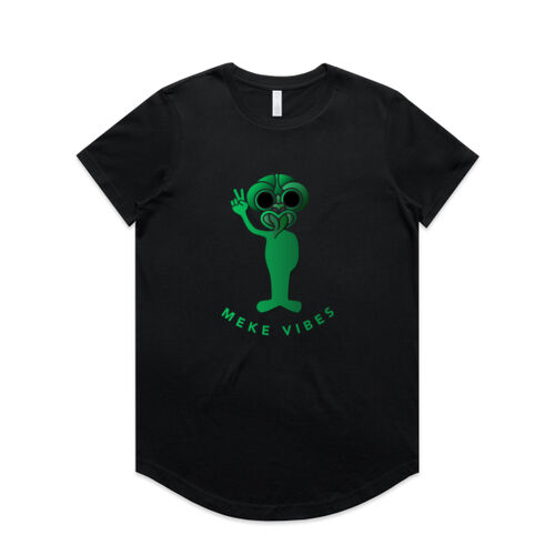 MEKE VIBES - AS Colour Womens Maple Curve Tee Thumbnail