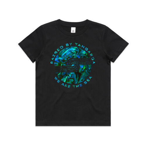 RAISED BY TANGAROA PAUA - AS Colour Kids Youth T shirt Thumbnail