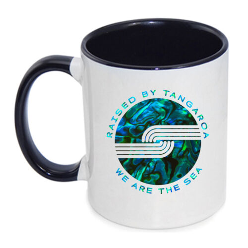 RAISED BY TANGAROA PAUA - Inner Coloured Mug Thumbnail