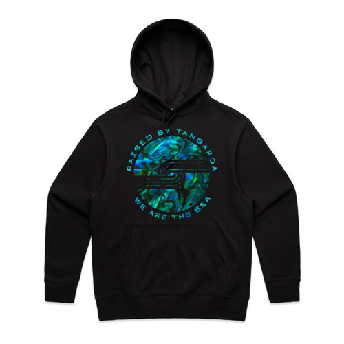 RAISED BY TANGAROA PAUA - AS Colour Mens Heavy Hood Thumbnail