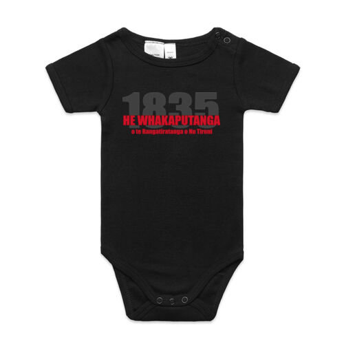 HE WHAKAPUTANGA 1835 - AS Colour Organic Infant Mini-Me One-Piece Thumbnail
