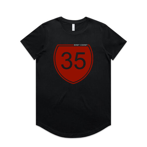 EASTCOAST 35 - AS Colour Womens Maple Curve Tee Thumbnail