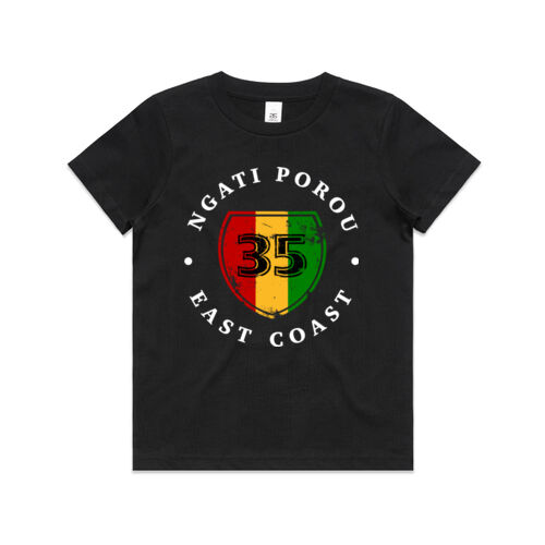 NGATI POROU 35 RASTA - AS Colour Kids Youth T shirt Thumbnail