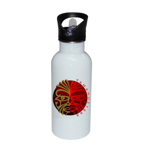 TAMANUITERĀ - Stainless Bottle with Straw Top Thumbnail
